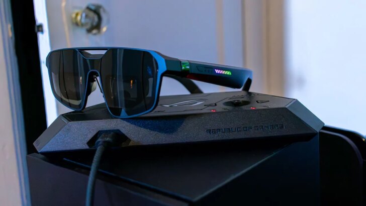 Óculos Asus ROG XReal R1: parceria com XReal entrega boa imagem em handhelds, mas dock decepciona