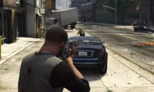 Mod coloca esquadrões de assassinos atrás de você em GTA 5, mas o caos dos outros mods atrapalha