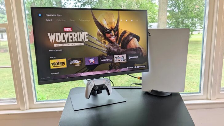Monitor PlayStation 27 da Sony chega com 240 Hz, 1440p e dock para DualSense