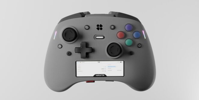 Genki Manta: controle pro com tela de 2,79 polegadas e sistema operacional próprio chega ao Kickstarter