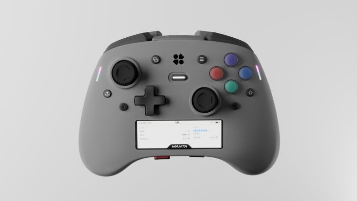 Genki Manta: controle pro com tela de 2,79 polegadas e sistema operacional próprio chega ao Kickstarter