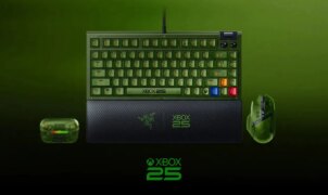 Razer lança edição especial translúcida verde para celebrar 25 anos do Xbox
