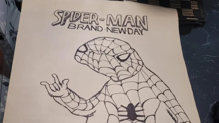 Artista por trás do pôster viral de Spider-Man: Brand New Day é obrigado a retirar desenho após pressão da matriz do cinema