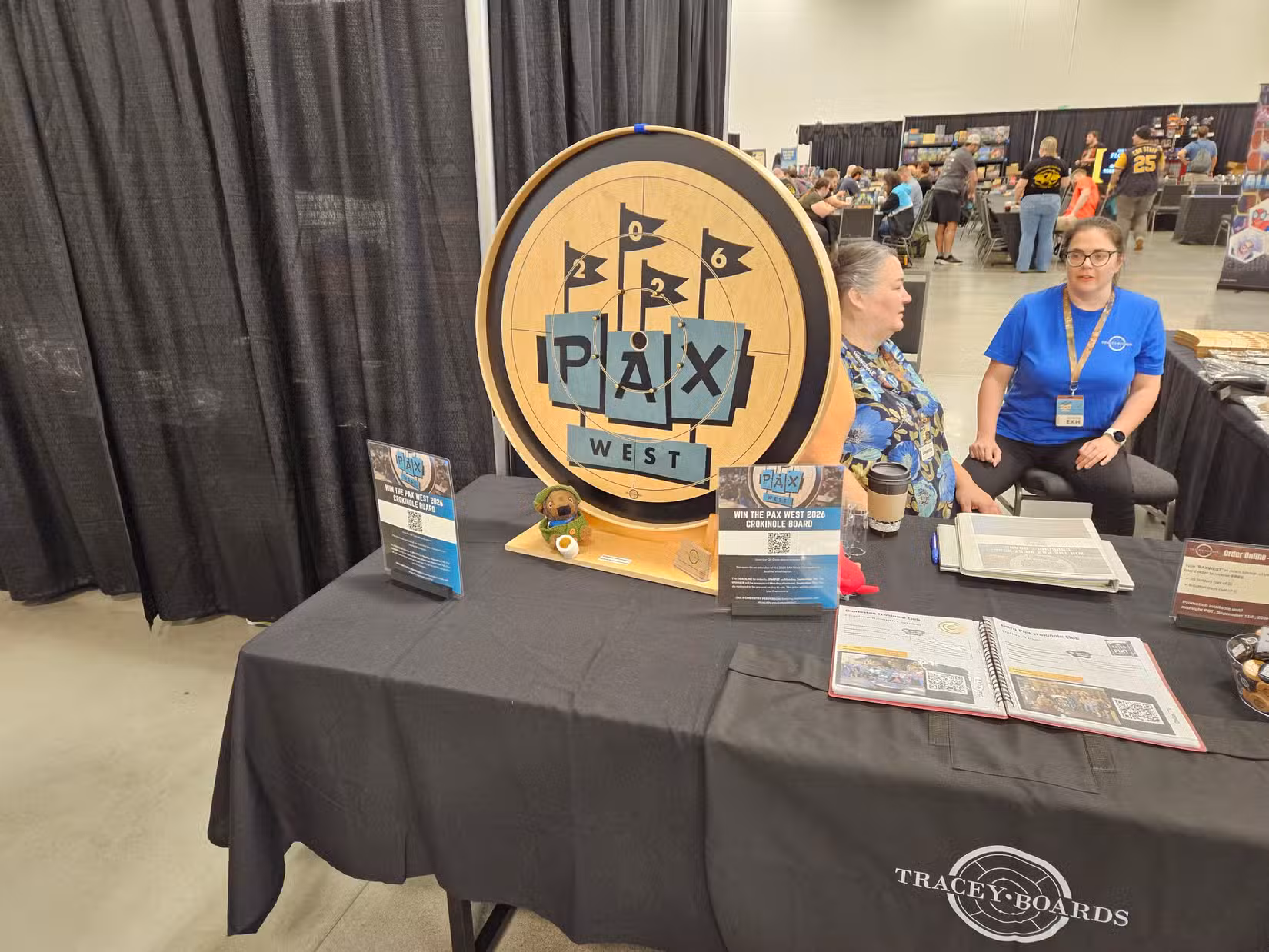 Crokinole-PAX-West-2026-Tracey-Boards