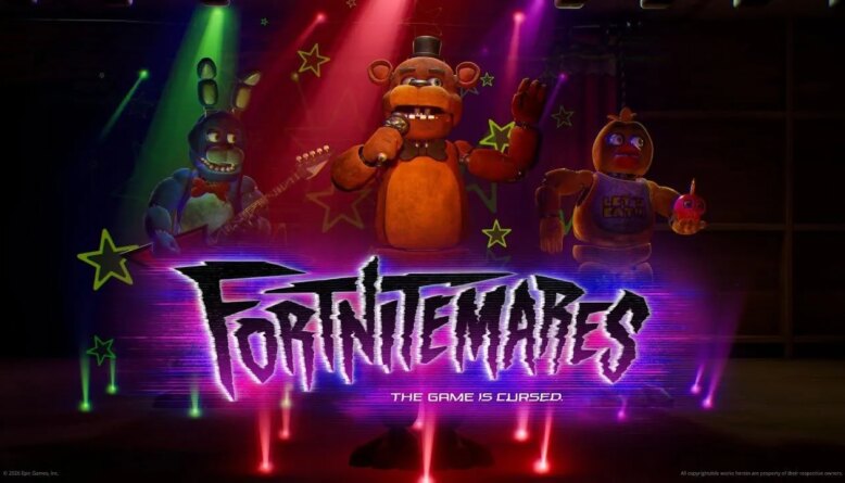 Crossover de FNAF em Fortnite vira anúncio mais curtido da história do jogo