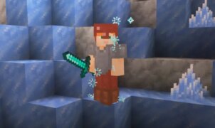Minecraft ganha Ice Caves com zumbi congelado e bolas de gelo no próximo game drop
