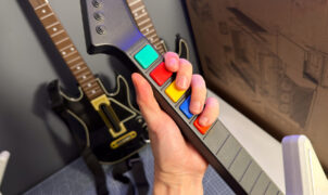 The X-Plorer controller that came bundled with Guitar Hero II on Xbox 360.