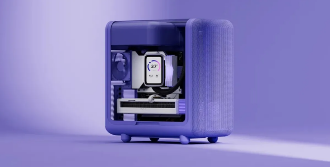 Gabinete Hyte X50 com vidro curvo está com US$ 50 de desconto