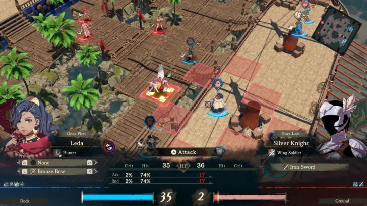 A screenshot from the video game Fire Emblem: Fortune’s Weave.