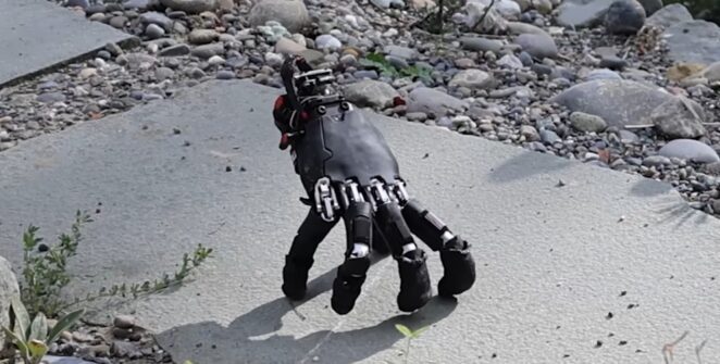 Mão robótica sem corpo anda como aranha e vira pesadelo na internet
