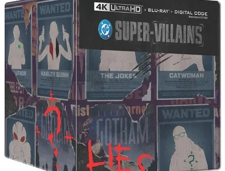 DC Villains 6-Film Limited Edition Steelbook Library Case (4K UHD)