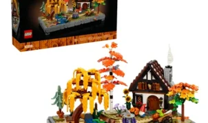 LEGO Icons Autumn Cottage Garden Building Set for Adults