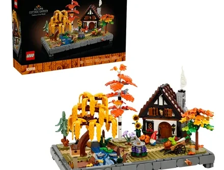 LEGO Icons Autumn Cottage Garden Building Set for Adults