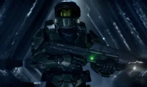 A screenshot from the video game Halo: Campaign Evolved.