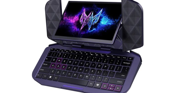 Acer mostra conceito de handheld com teclado embutido para PC