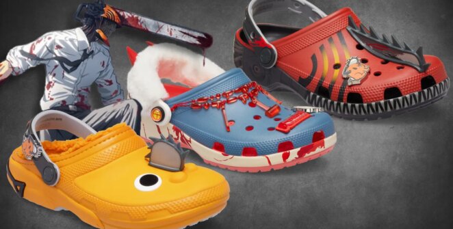 Crocs e Chainsaw Man se juntam em coleção com quatro Clogs e cinco Jibbitz