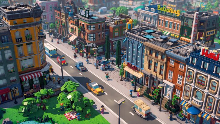 Lego Skylines: city builder foca em decoração e menos em caos de trânsito