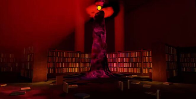 Strange Scaffold anuncia Something is Wrong with the Library, jogo de organização com biblioteca assombrada por sangue e carne