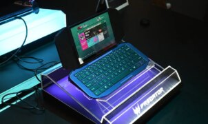 Acer mostra protótipo que mistura handheld gamer e mini notebook na IFA