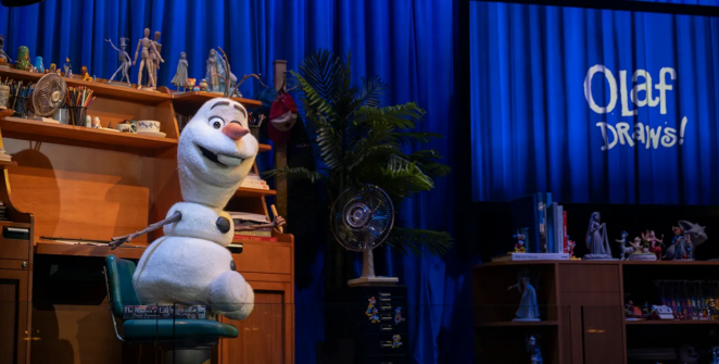 The Magic of Disney Animation reabre no Hollywood Studios com Olaf, Stitch e aula de desenho