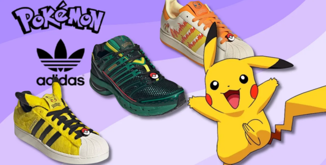 Coleção Pokémon x Adidas de 30 anos chega com mais de 10 tênis e preços de US$ 60 a US$ 180