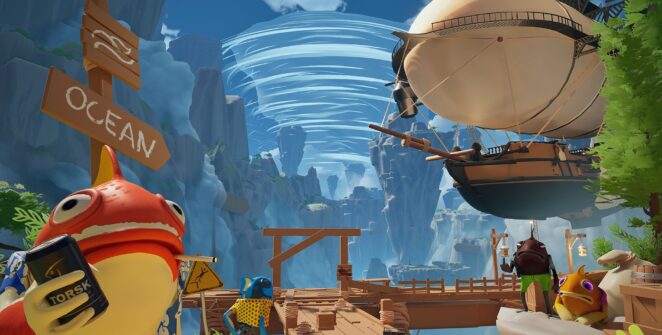 Fish & Ships: jogo cooperativo de peixes pilotando dirigíveis é revelado na PC Gaming Show