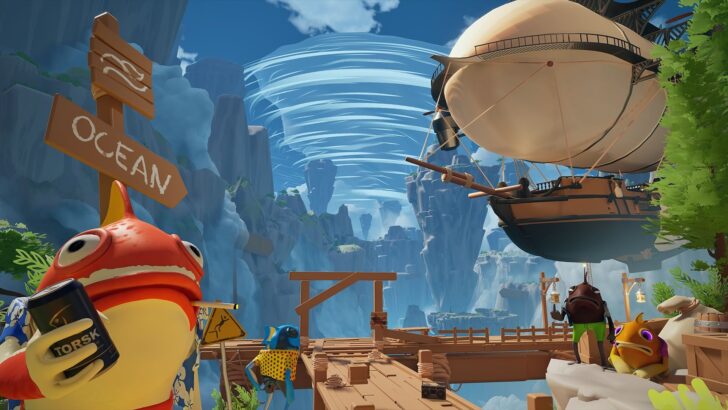 Fish & Ships: jogo cooperativo de peixes pilotando dirigíveis é revelado na PC Gaming Show
