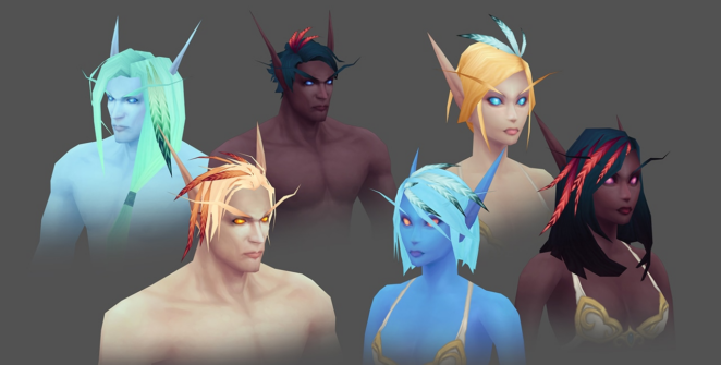 Blizzard vai deixar os elfos azuis de World of Warcraft: Forever com cara de 2004