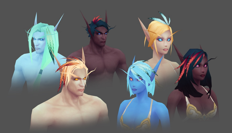 Blizzard vai deixar os elfos azuis de World of Warcraft: Forever com cara de 2004