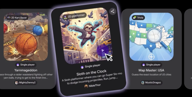 Google lança Playground, plataforma que cria jogos a partir de prompts de IA