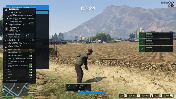 Mod de fazenda de maconha em GTA 5 vira partida de golfe por conflito de teclas